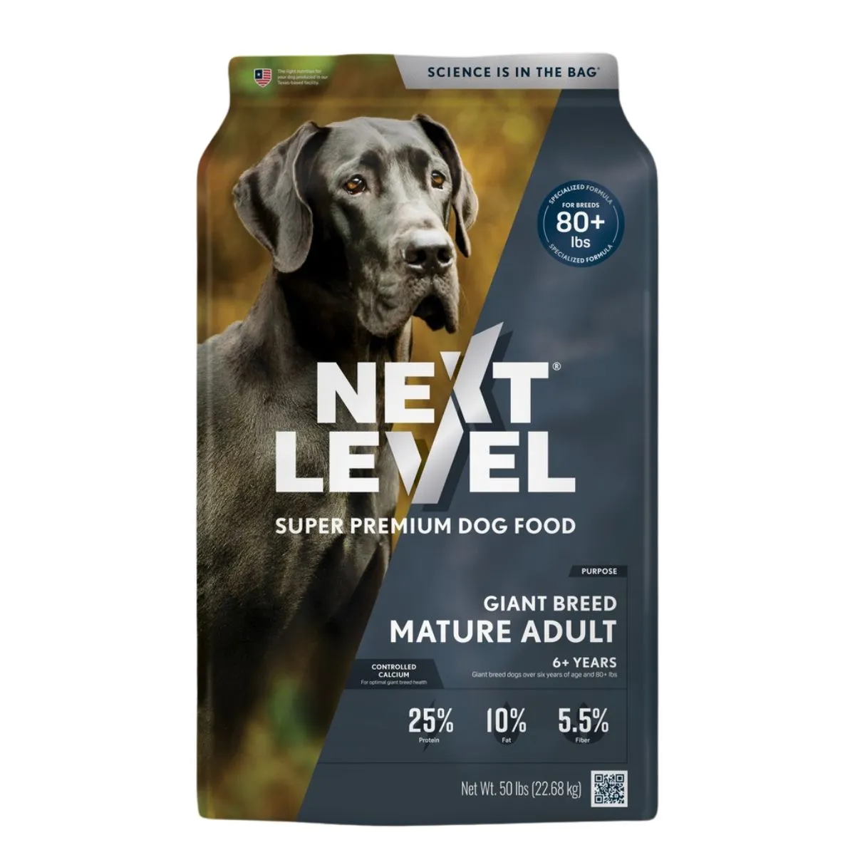 Next Level Giant Breed Mature Adult Dry Dog Food 50lb