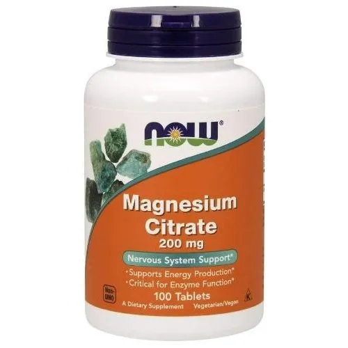 Now - magnesium citrate 200mg (tablets)