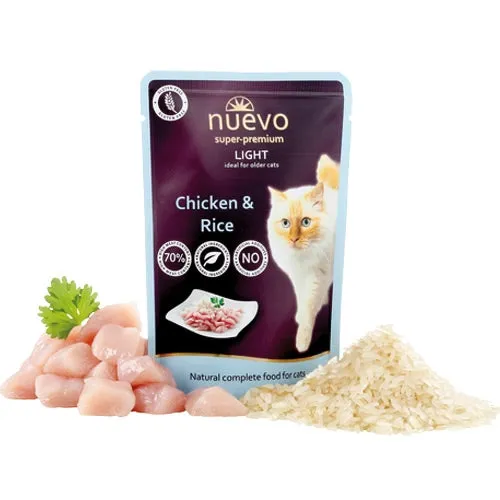 Nuevo Cat Light - Chicken & Rice - Pouch