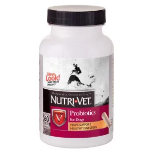 Nutri-Vet Probiotics Capsules for Dogs 60 Ct