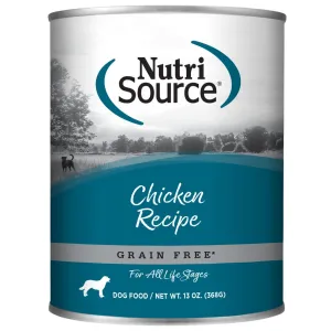 NutriSource Grain Free Chicken Wet Dog Food 13oz