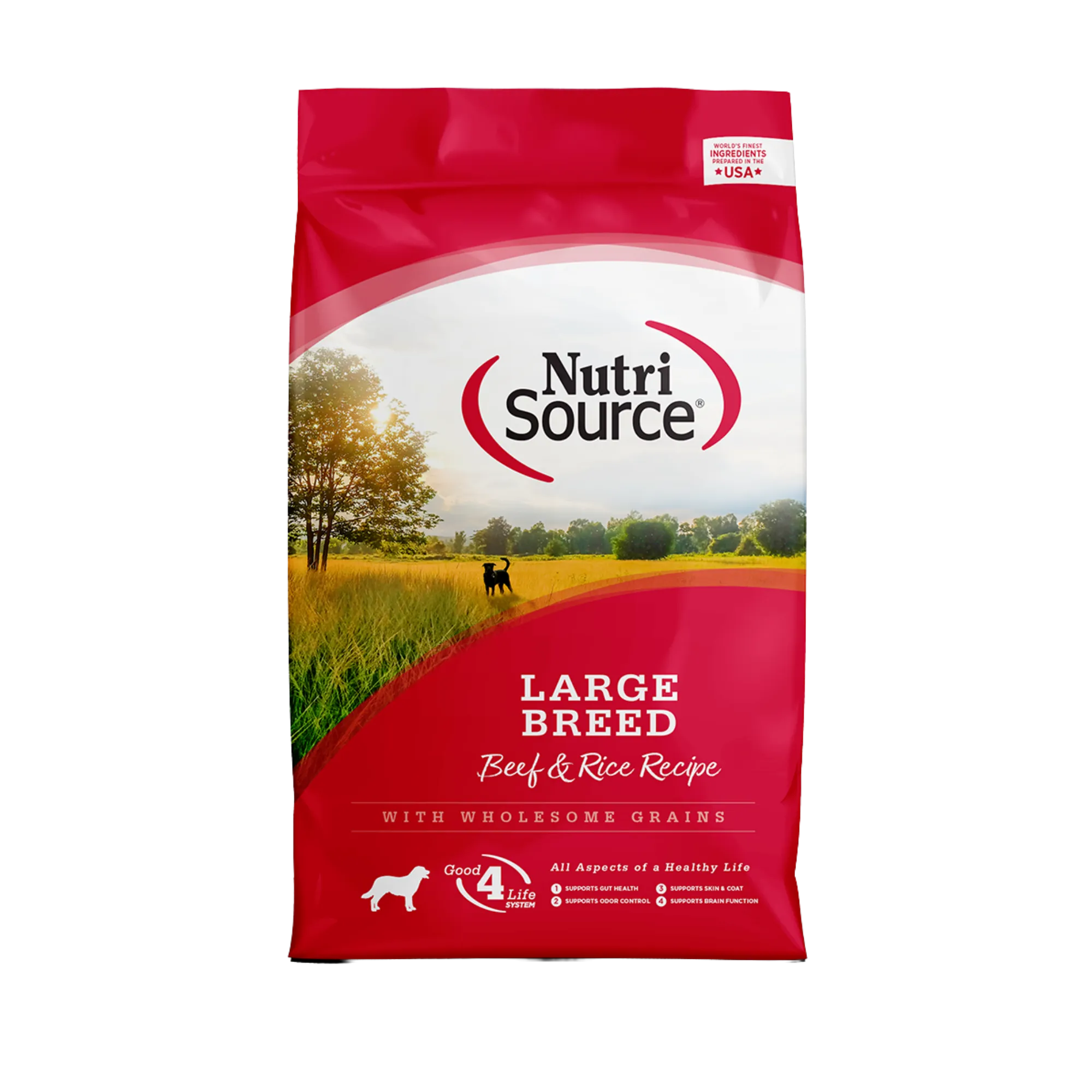 NutriSource Large Breed Adult Beef & Rice Formula Dry Dog Food