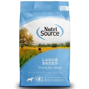 NutriSource Large Breed Trout & Rice Formula Dry Dog Food