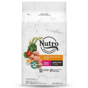 Nutro Natural Choice Chicken & Brown Rice Small Breed Adult Dry Dog Food, 5lb