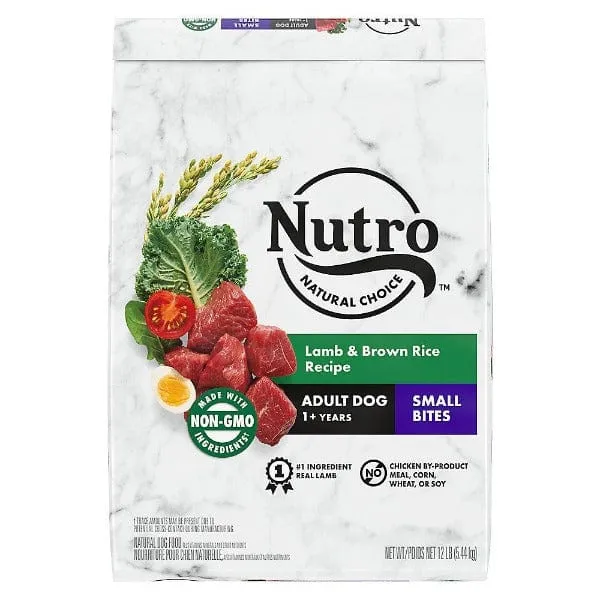 Nutro Natural Choice Lamb & Brown Rice Small Bites Adult Dry Dog Food