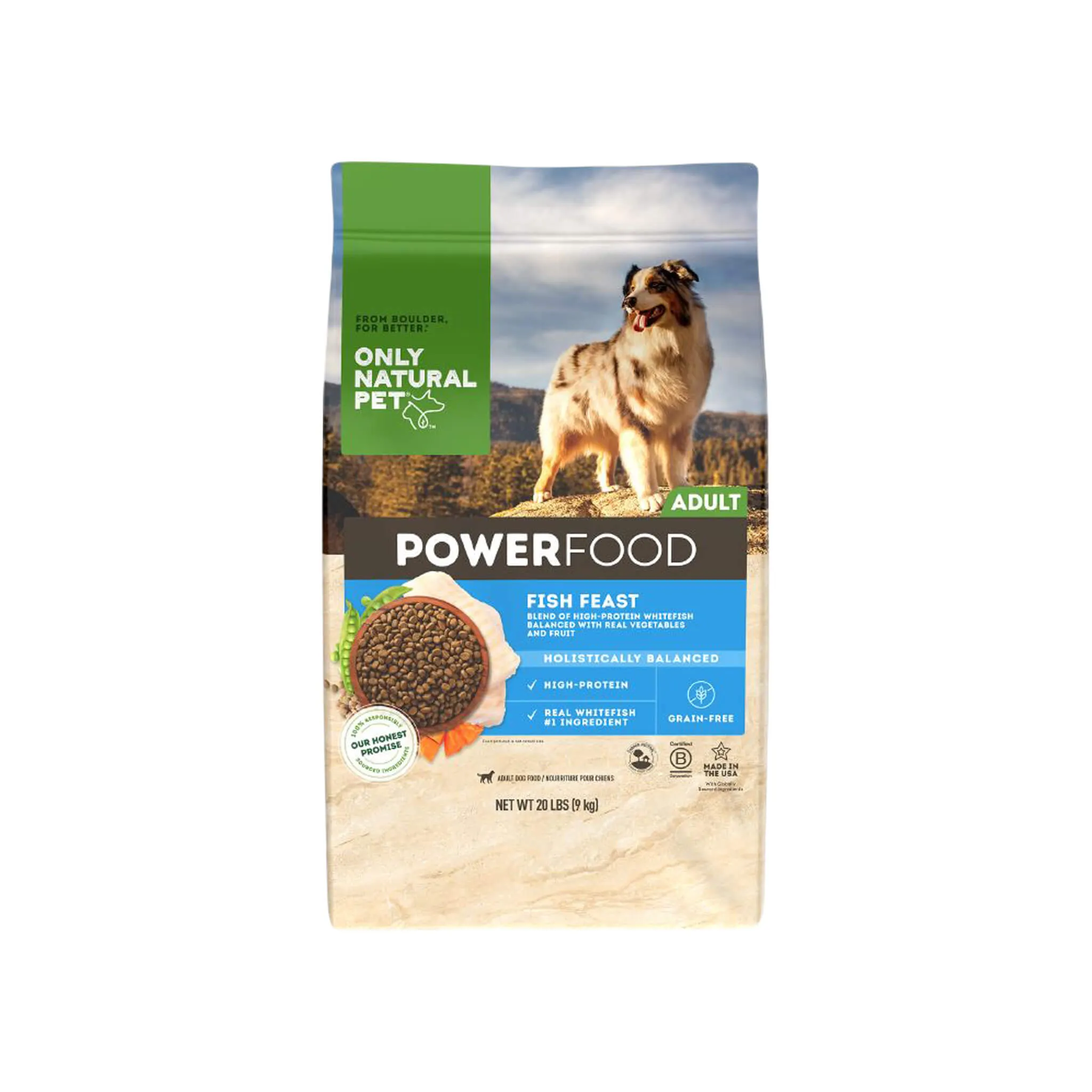 Only Natural Pet PowerFood Fish Feast Grain Free Dog Food