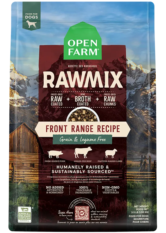 Open Farm Front Range Grain-Free RawMix for Dogs 3.5lb