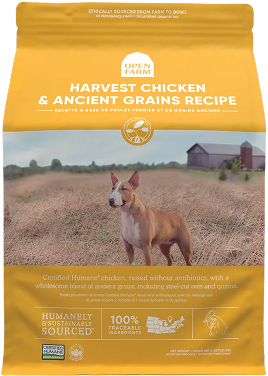 Open Farm Harvest Chicken & Ancient Grains Dry Dog Food