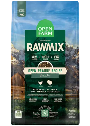 Open Farm Open Prairie Grain-Free RawMix Cat Food  8lb