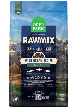 Open Farm Wild Ocean Grain-Free RawMix Cat Food  2.2lb