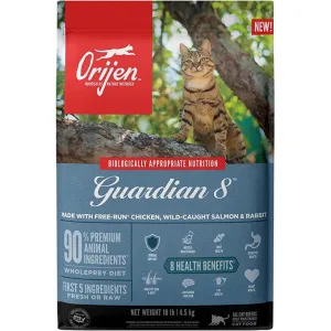 Orijen Guardian 8 Formula Cat Dry Premium Food, All Natural Biologically-Approriate, 1.8kg