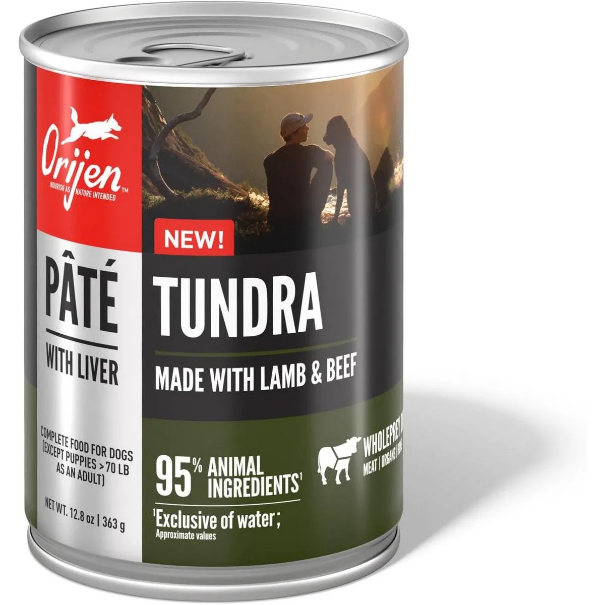 Orijen Tundra Pate with Liver Wet Dog Food 12.8oz