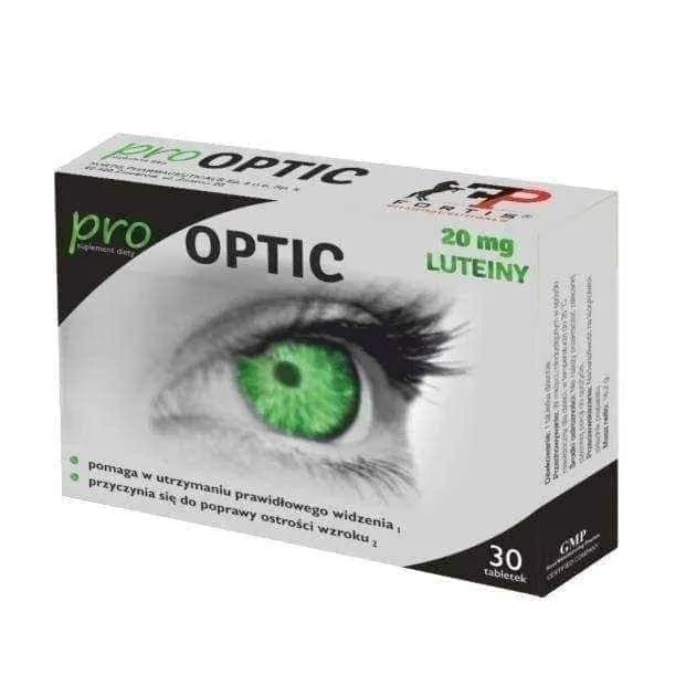 PROOPTIC x 30 tablets, eyes vitamins, vitamins for eyes, vitamins for eye health