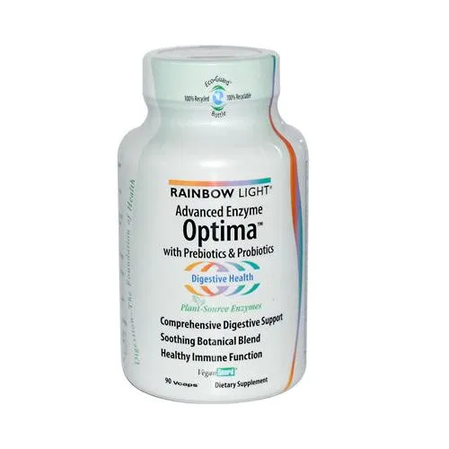 Rainbow Light Advanced Enzyme Optima - 90 Vegetarian Capsules