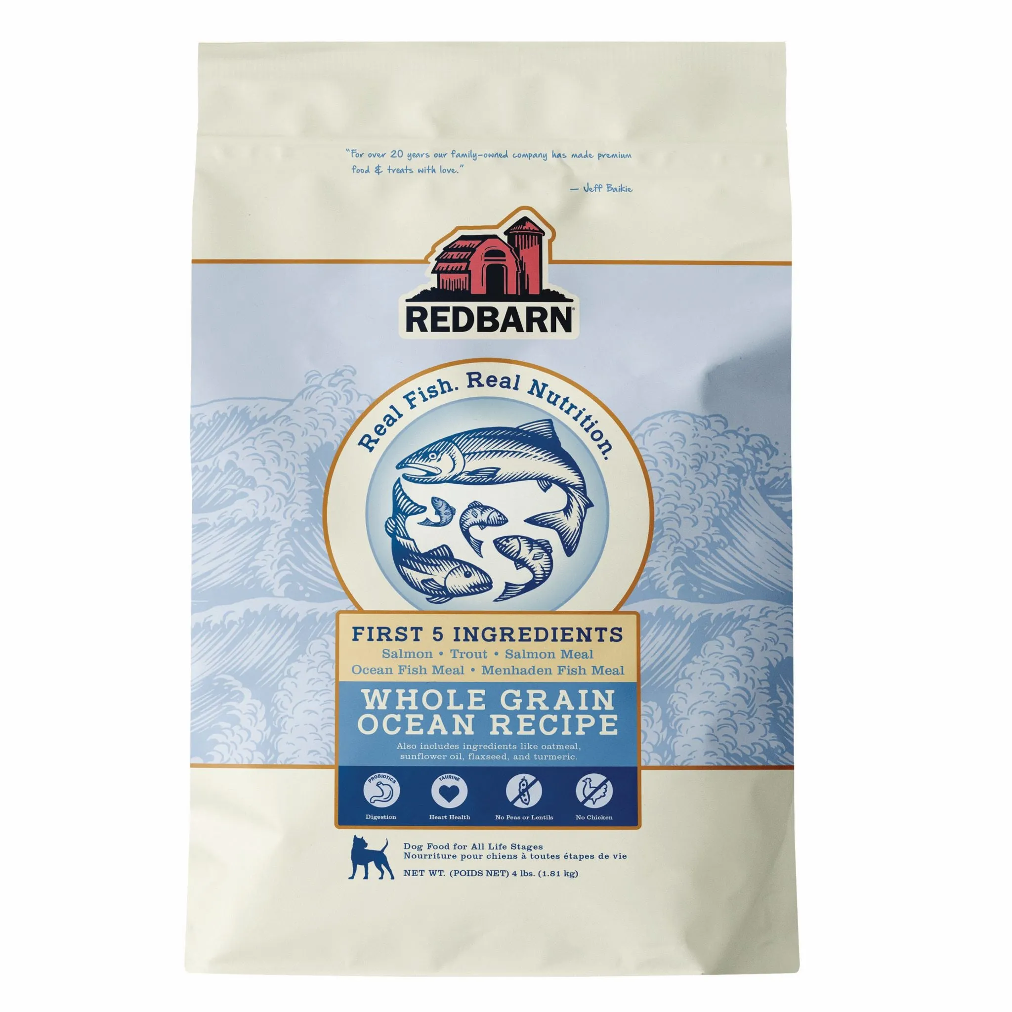 Redbarn Whole Grains Ocean Recipe, Dry Dog food