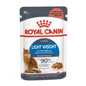 Royal Canin | Feline Health Nutrition | Wet Cat Food Pouch | Light Weight Care | Thin Slices in Gravy - 85g