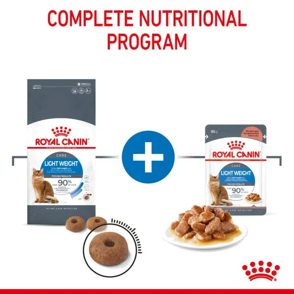 Royal Canin | Feline Health Nutrition | Wet Cat Food Pouch | Light Weight Care | Thin Slices in Gravy - 85g