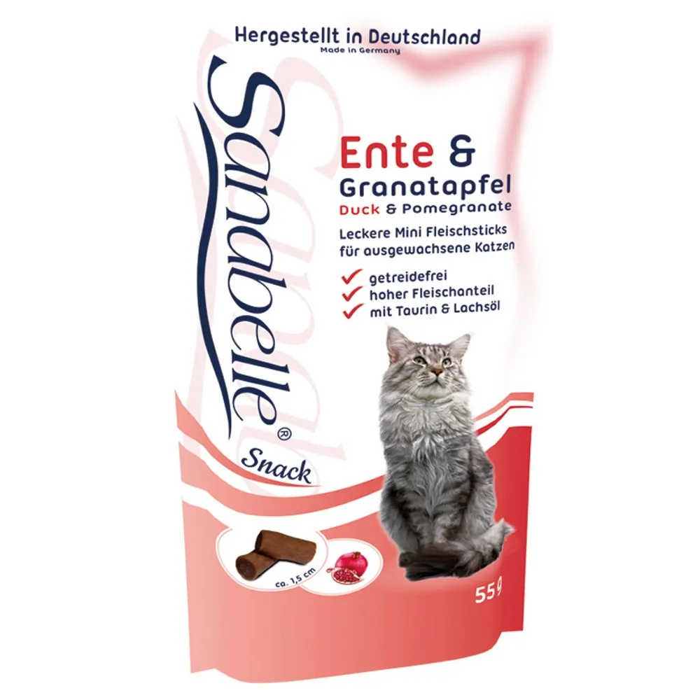 Sanabelle Duck & Pomegranate Cat Sticks 55g