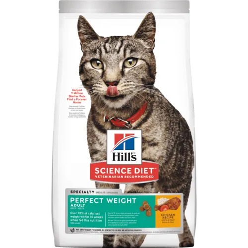 Science Diet Adult Cat Perfect Weight Chicken Recipe Dry Cat Food