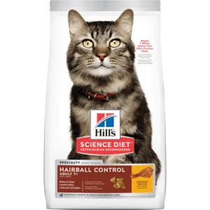 Science Diet Cat Adult 7  Hairball Control Chicken Recipe Dry Cat Food