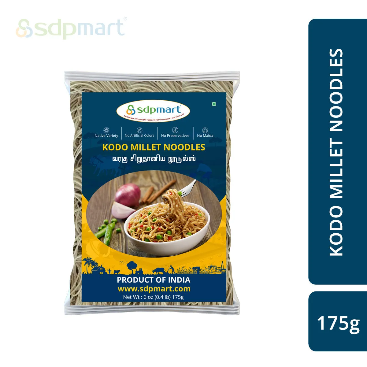 SDPMart Kodo Millet Noodles 175g