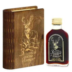 Set Golden Deer of Altai  Balm & Wooden Book, Magiya Trav, 3.38 oz