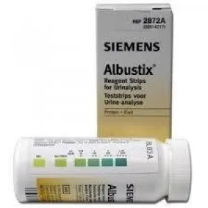 Siemens Albustix Reagent strips for urinalysis x 50