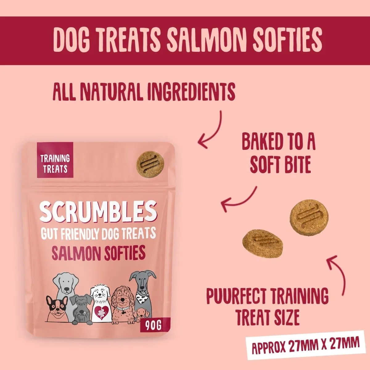 Softies: Salmon Dog Treats