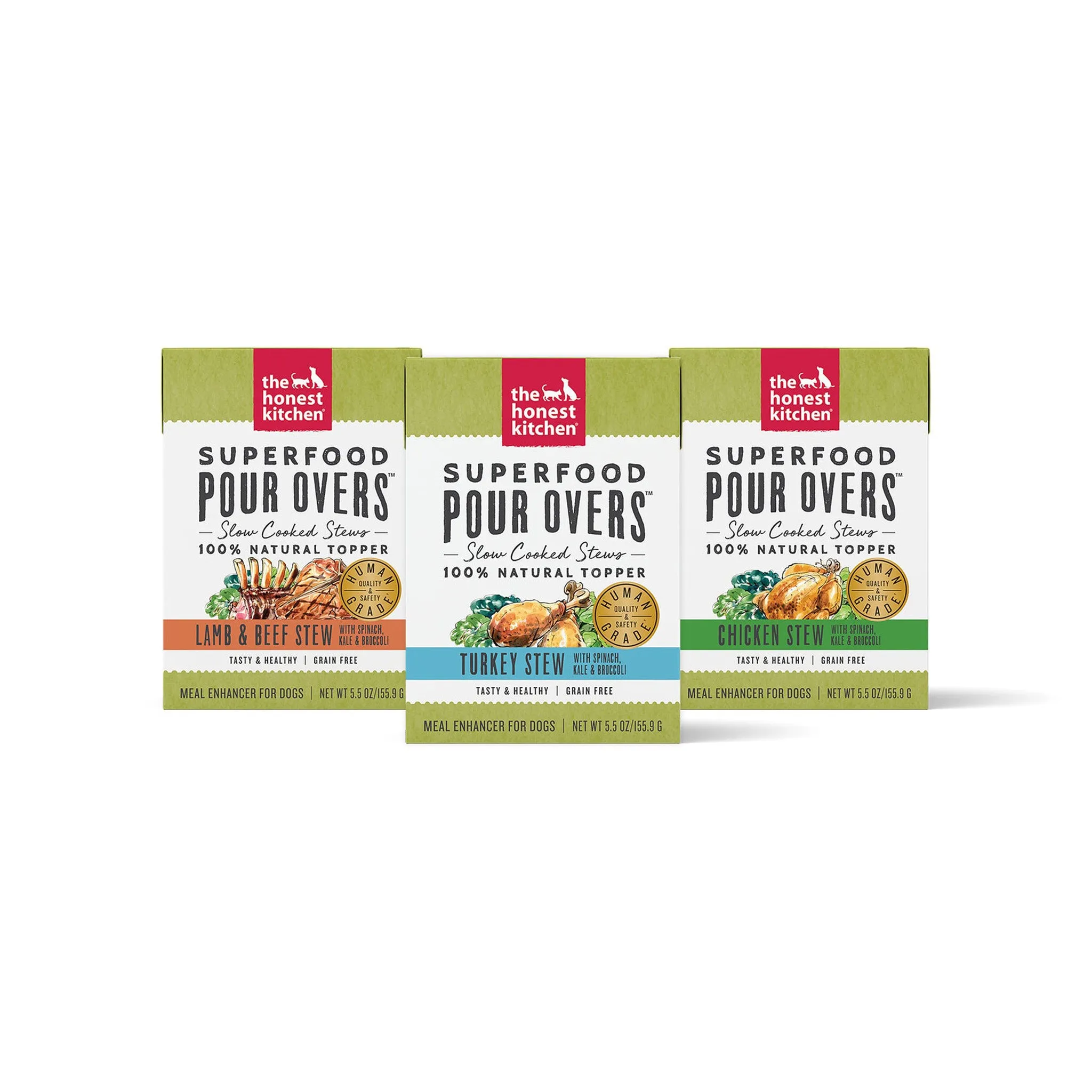 The Honest Kitchen Superfood Bone Broth Pour Overs and Meal Enhancer for Dogs