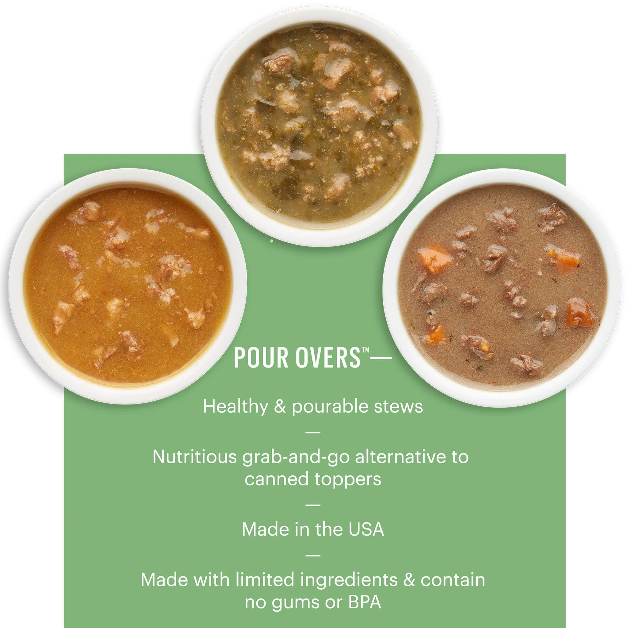 The Honest Kitchen Superfood Bone Broth Pour Overs and Meal Enhancer for Dogs