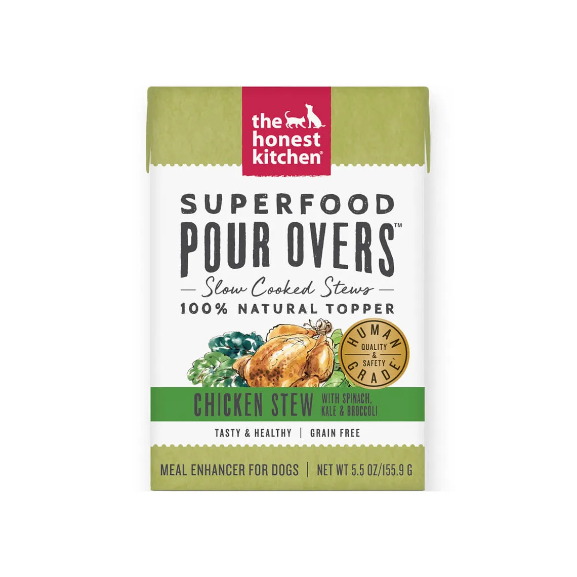 The Honest Kitchen Superfood Bone Broth Pour Overs and Meal Enhancer for Dogs