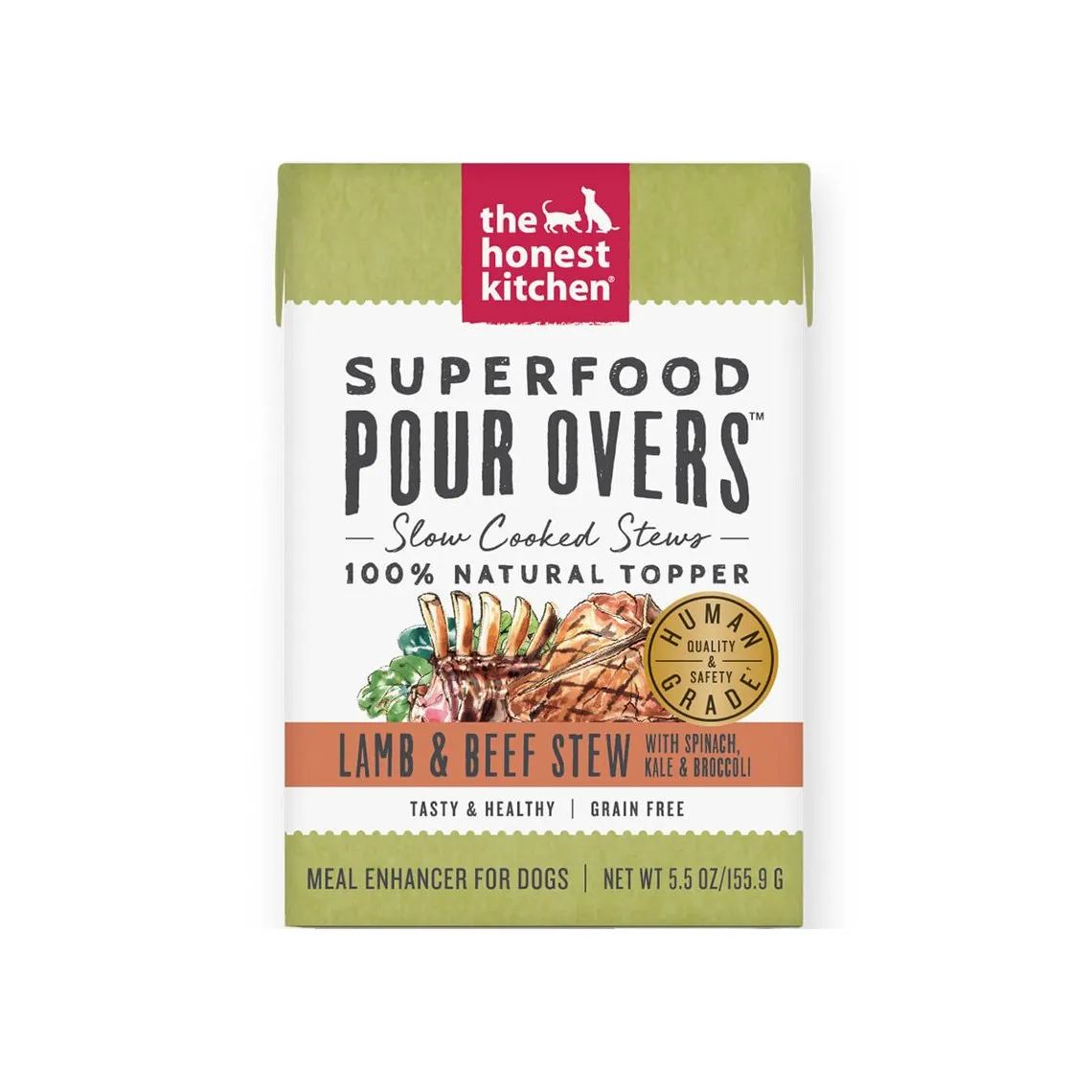 The Honest Kitchen Superfood Bone Broth Pour Overs and Meal Enhancer for Dogs