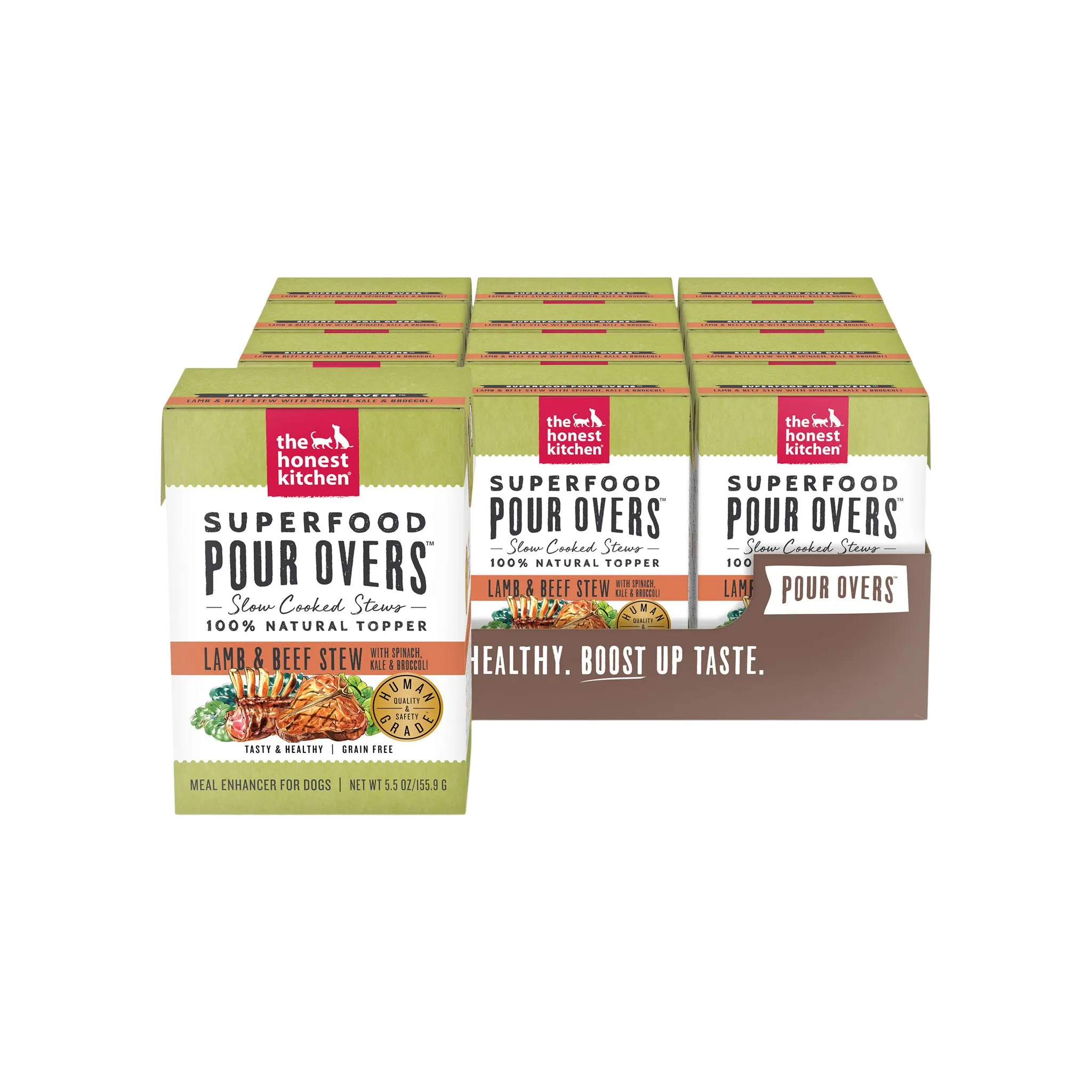 The Honest Kitchen Superfood Bone Broth Pour Overs and Meal Enhancer for Dogs