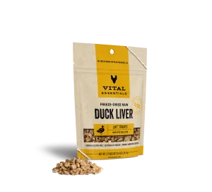 Vital Essentials Freeze-Dried Duck Liver Cat Treats