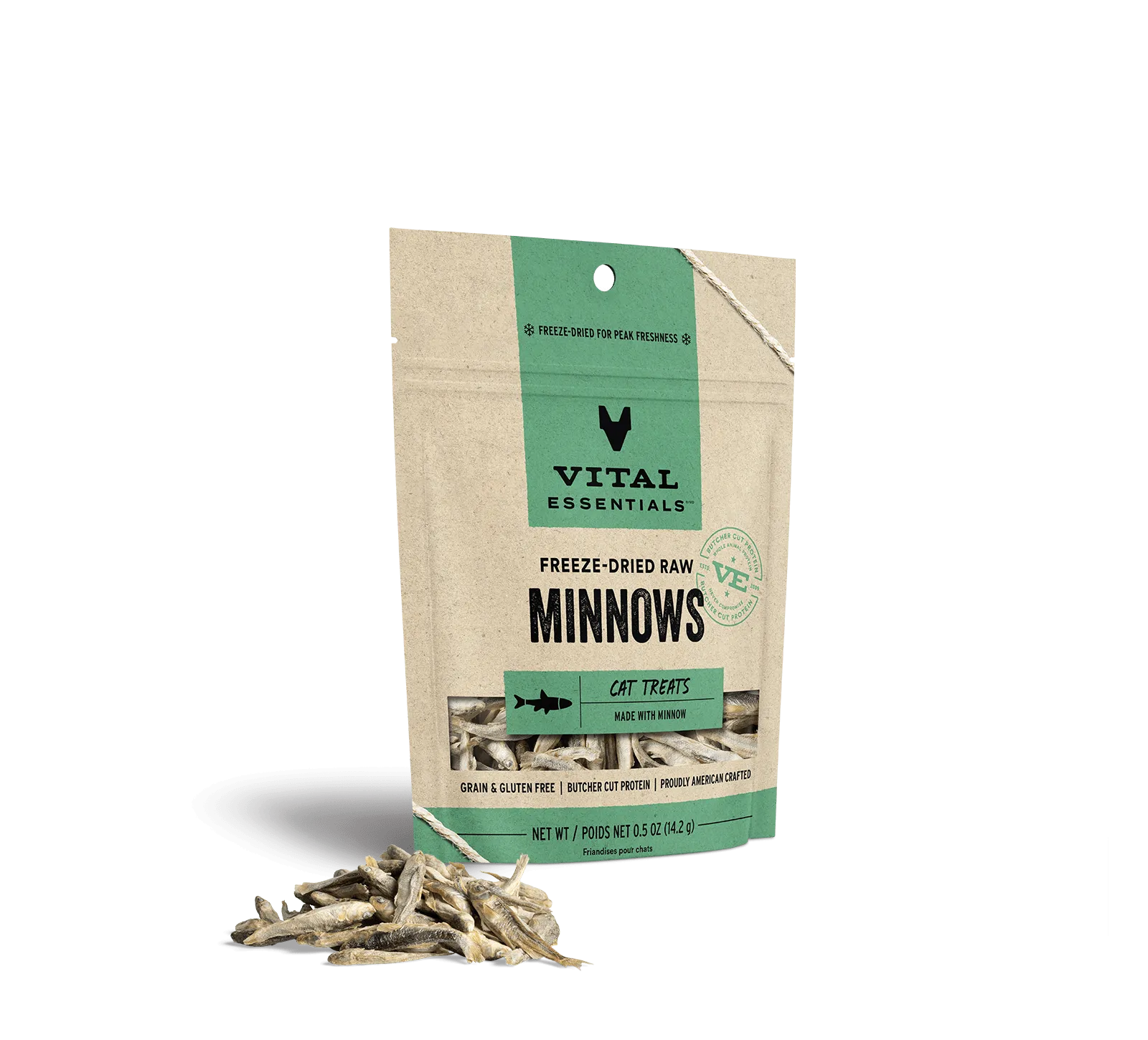 Vital Essentials Freeze-Dried Minnows Cat Treats