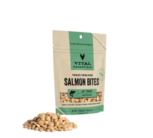 Vital Essentials Freeze-Dried Salmon Bites Cat Treats