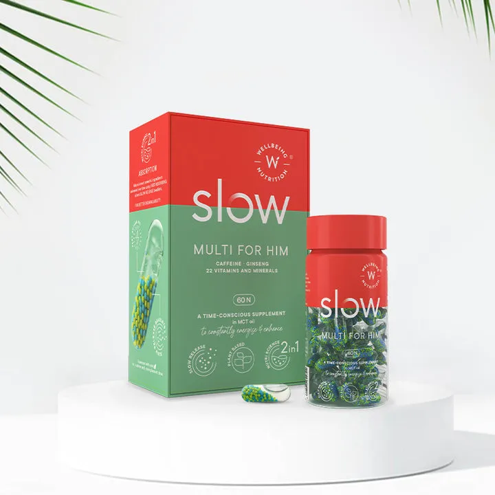 Wellbeing Nutrition Slow Multivitamin for Him