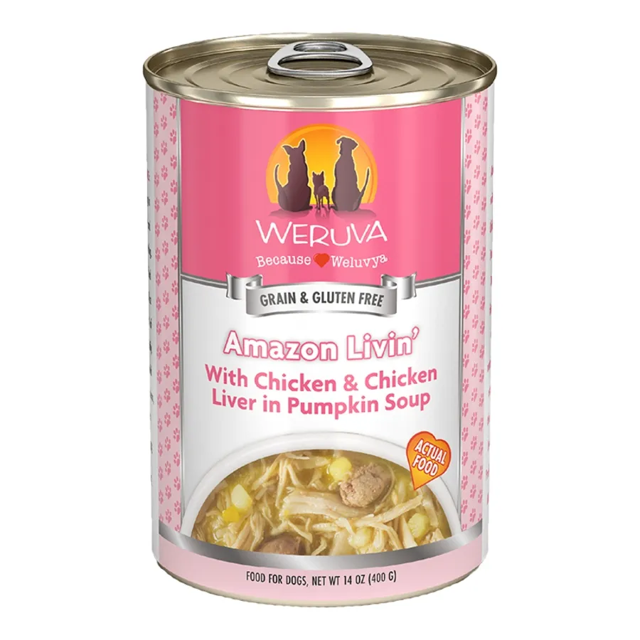 Weruva Amazon Livin' Wet Dog Food 14oz