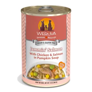 Weruva Jammin' Salmon Chicken & Salmon Canned Dog Food