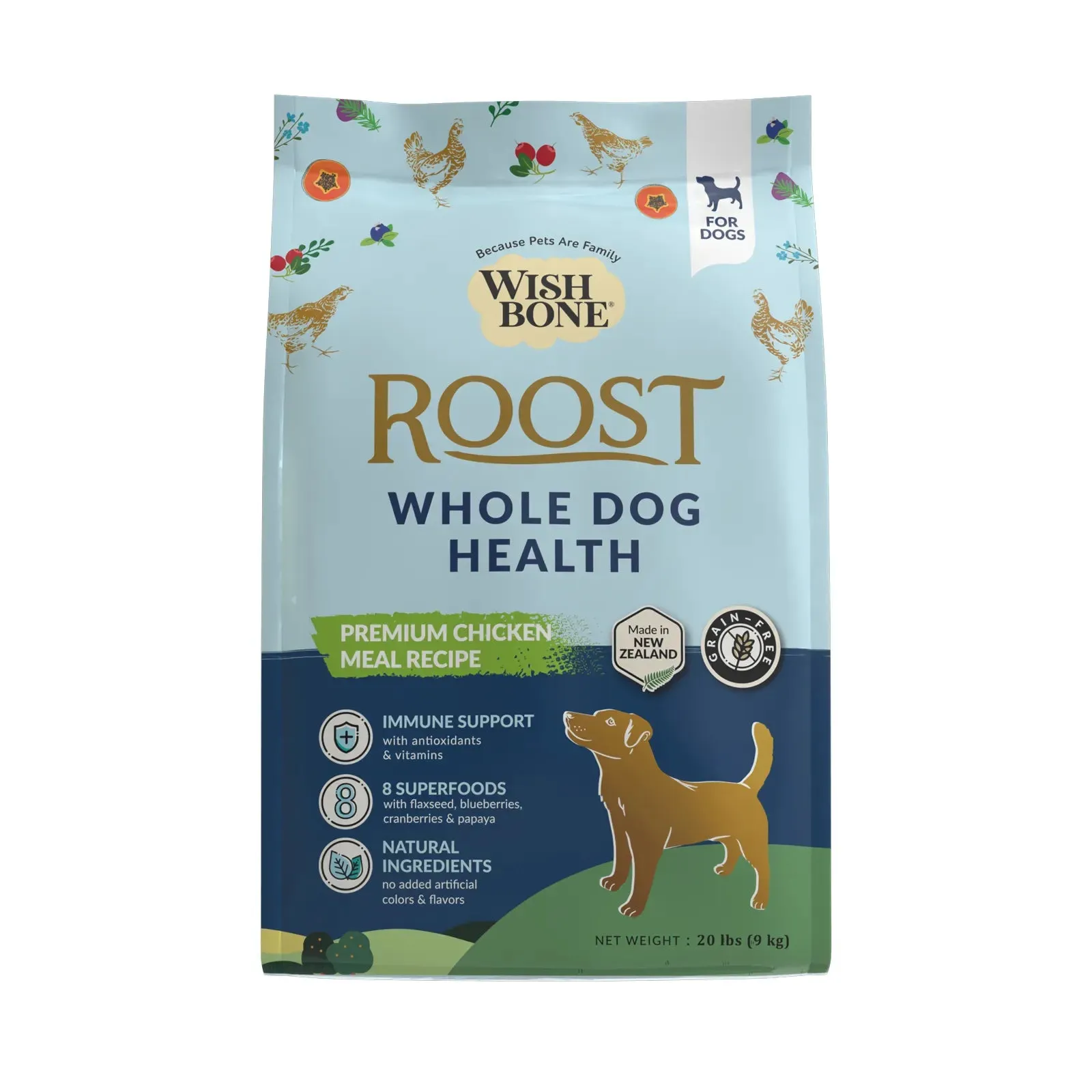 Wishbone - Roost - New Zealand Chicken Dry Dog Food