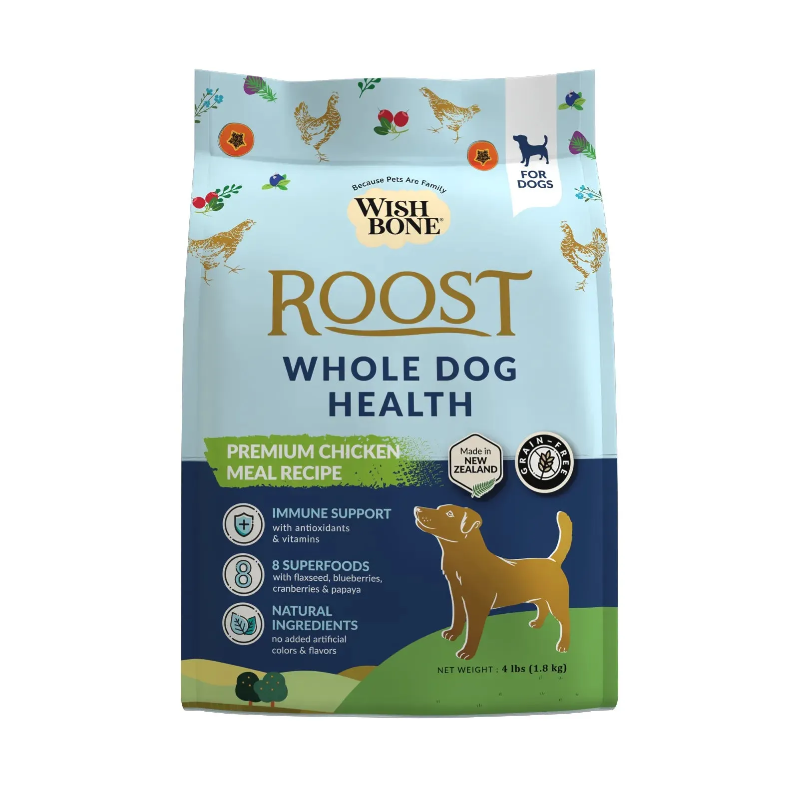 Wishbone - Roost - New Zealand Chicken Dry Dog Food