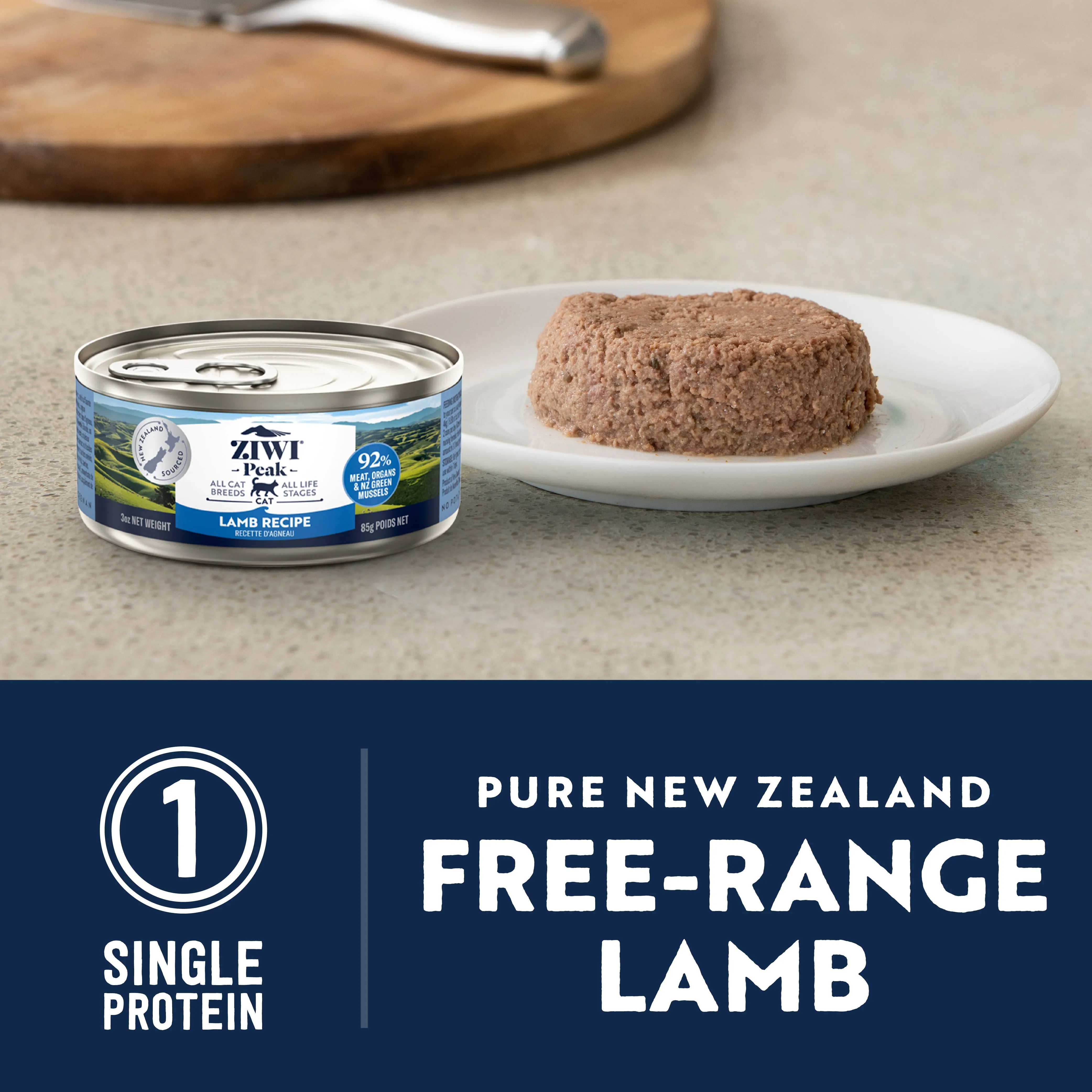 ZIWI Peak Wet Lamb Recipe Cat Food 85g^^^